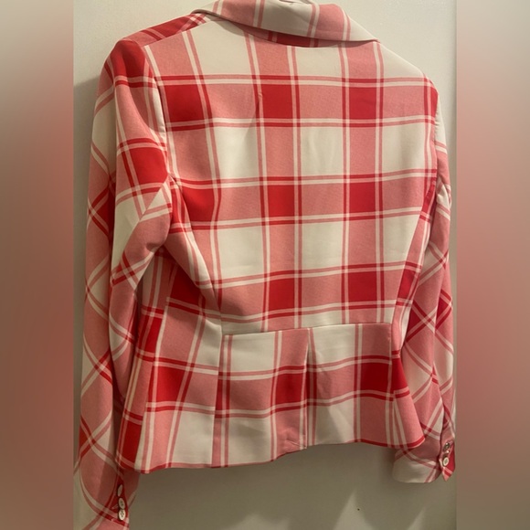 Red and white blazer - Picture 2 of 2